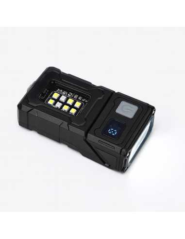 LINTERNA BALIZA ROTATORIA NEGRA