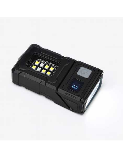 LINTERNA BALIZA ROTATORIA NEGRA