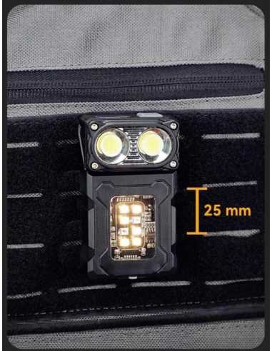 LINTERNA BALIZA ROTATORIA NEGRA