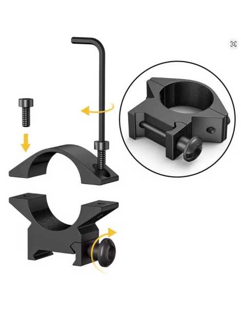 MONTURA 25,4 PICATINNY BAJA