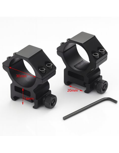 MONTURA 30MM PICATINNY MEDIA