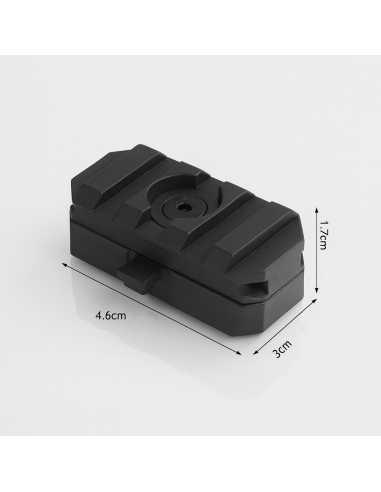 SET ADAPTADOR RIEL PICATINNY PARA CASCO