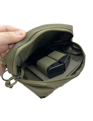 Porta cargador doble con velcro