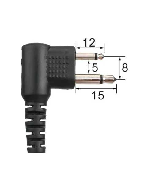 AURICULAR 2 PIN MOTOROLA RETEVIS